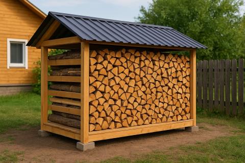 Советы по выбору и хранению дров для обогрева жилья