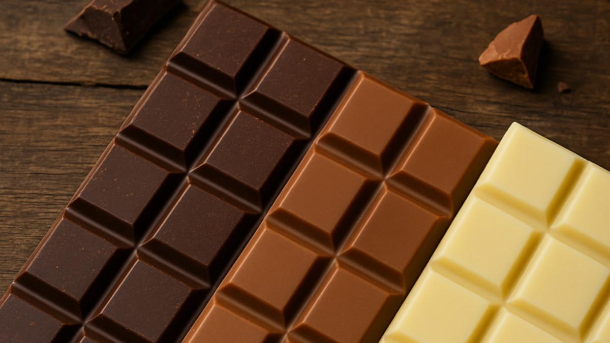 три вида шоколада