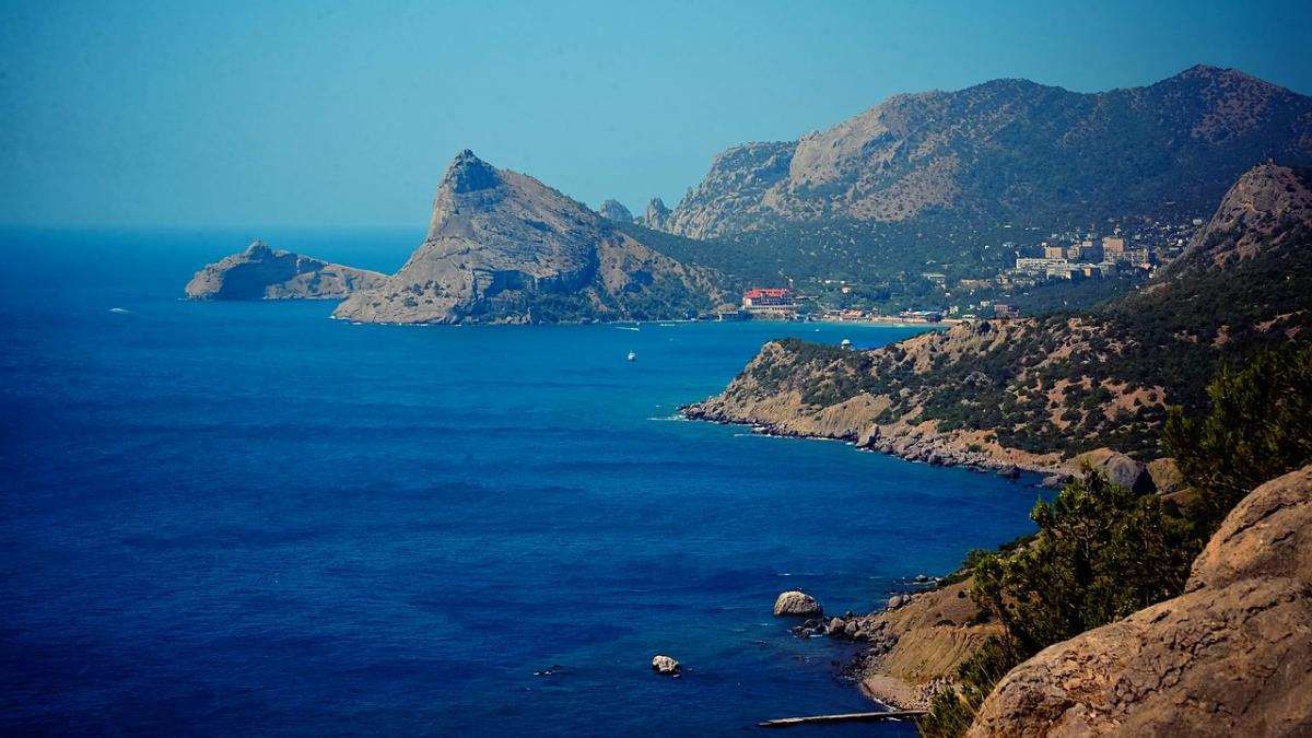 Генуэзская крепость, вид на море
