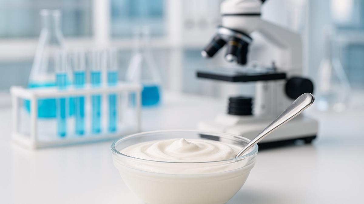 Йогурт в лаборатории