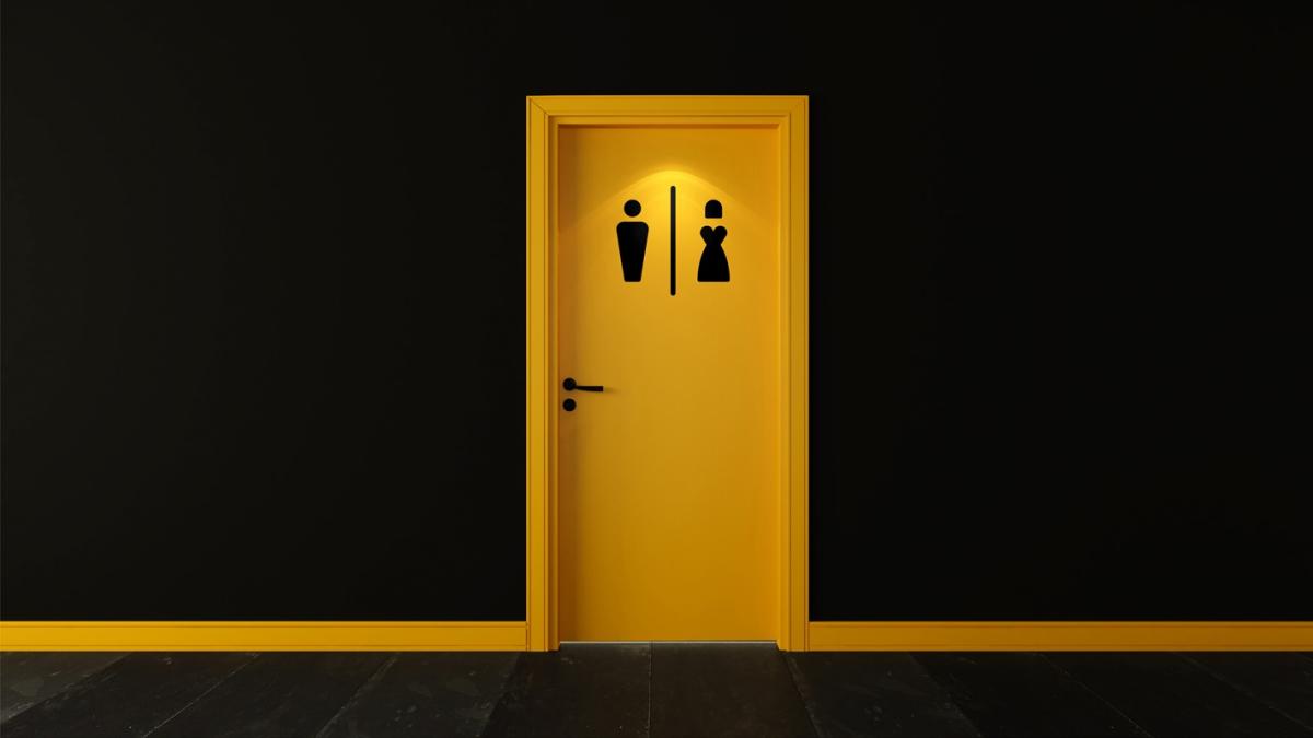 туалет дверь