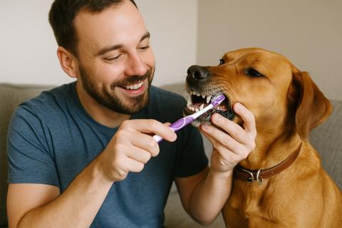 Переломы зубов у собак выявили после жевания твёрдых предметов — ветеринары