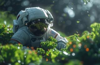 Земные черви спасают колонистов: секретная добавка превратила лунный песок в живую почву