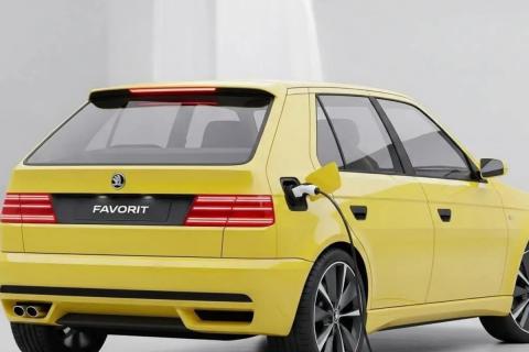 Autoweek: нейросеть представила виртуальную версию Skoda Favorit