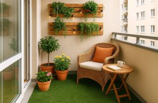 Диван с ящиками для хранения экономит пространство и служит уютным местом для отдыха