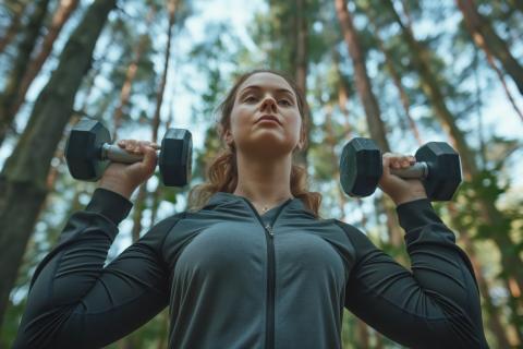 Весеннее потепление открыло сезон платьев и тренировок — Мишель Флит