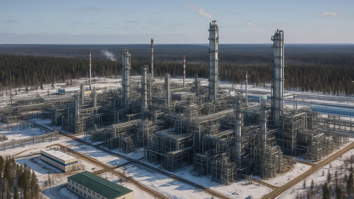 Завод в тайге Завод в тайге