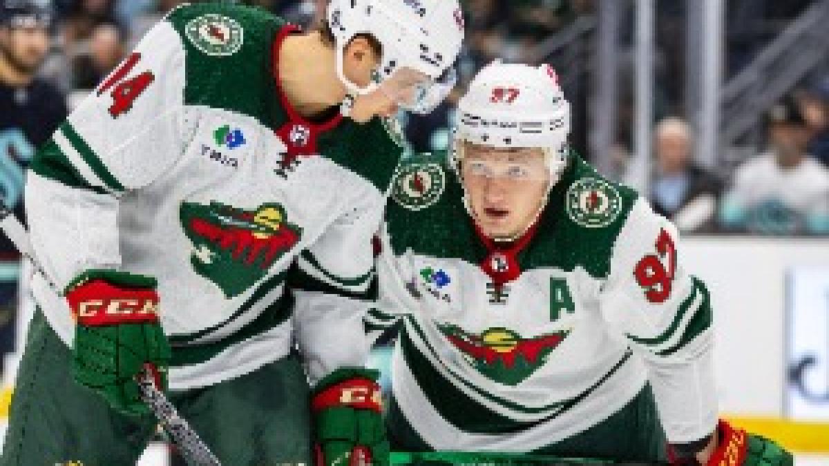 Joel Eriksson Ek and Kirill Kaprizov
