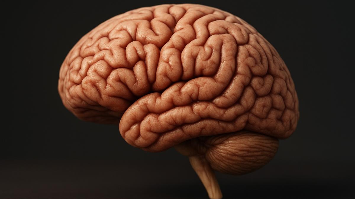 Мозг человека горизонтально