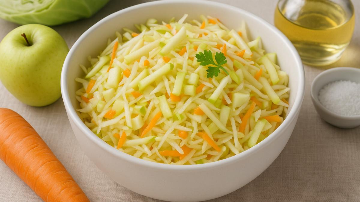 Салат из капусты и яблок