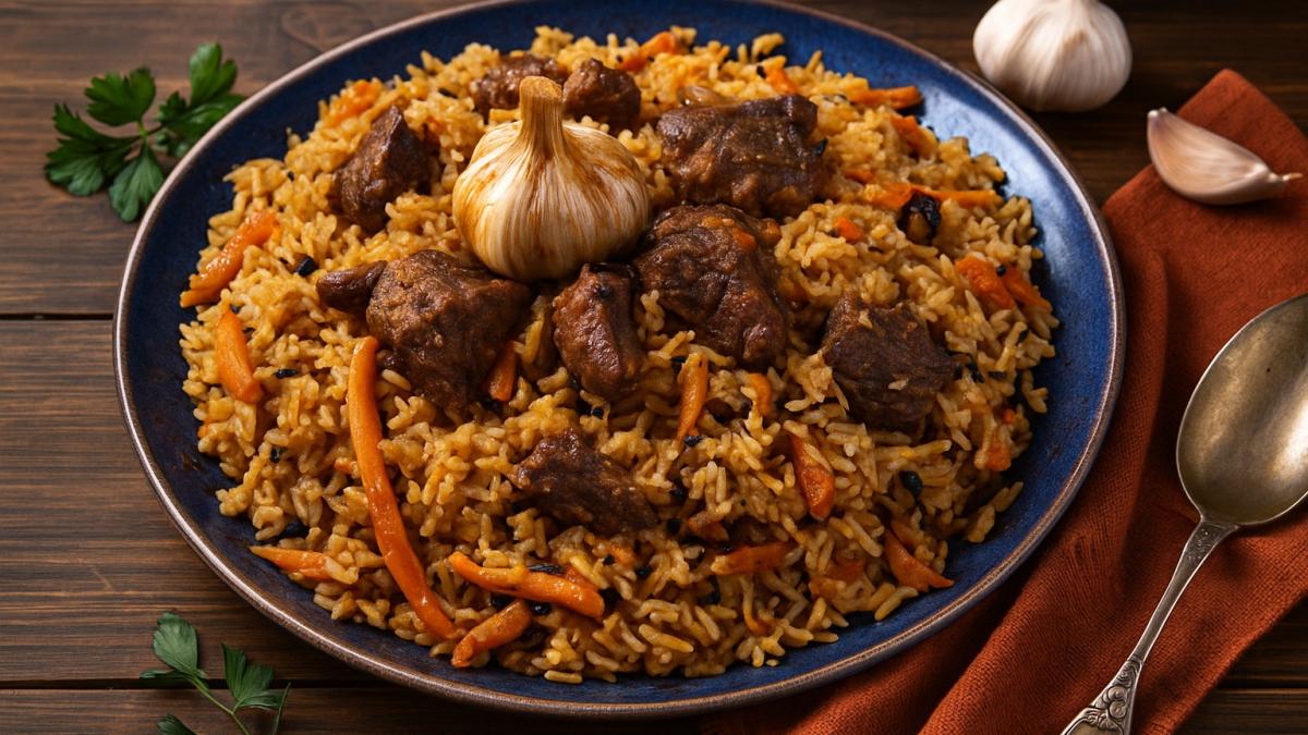 Узбекский плов с бараниной