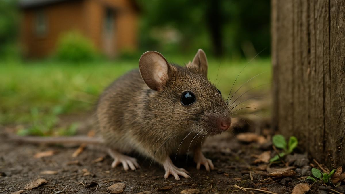 Мышь на даче