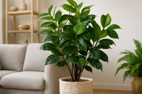 Поддержание влажности воздуха помогает избежать пожелтения фикуса — агрономы