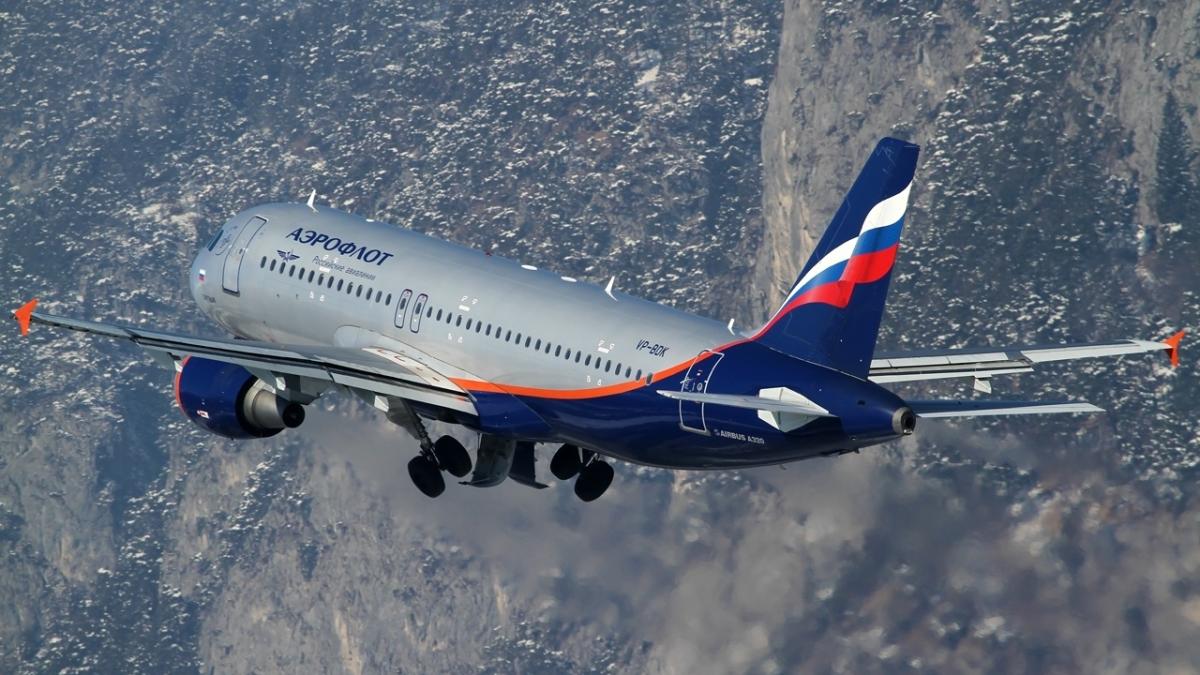 Самолёт "Аэрофлота" Airbus A320