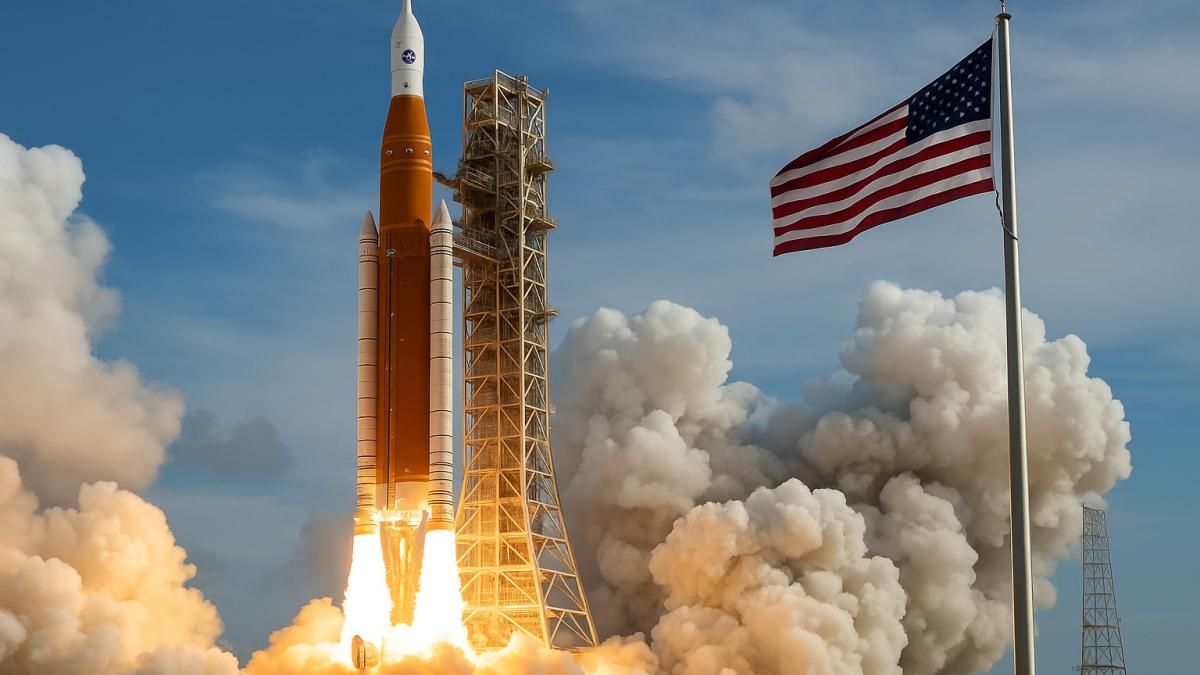 Запуск ракеты NASA