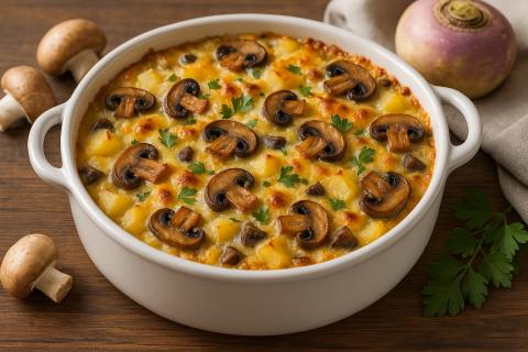 Картошка с грибами в сметане готовится быстро и получается сочной Картошка с грибами в сметане готовится быстро и получается сочной