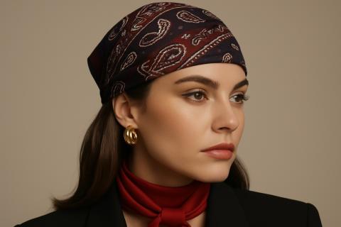 Банданы из эластичной ткани удерживают волосы без давления — спортивные врачи