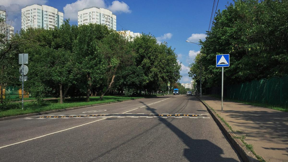 лежачий полицейский