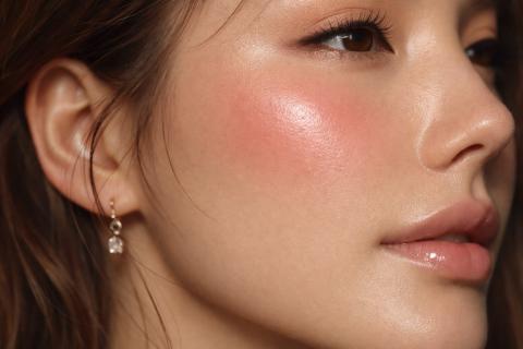 Хайлайтер наносят на выступ скулы для лифтинг-эффекта — визажисты