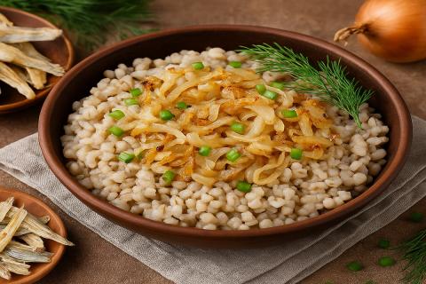 Технологи приготовления перловки с мясом по ГОСТу 1985 года