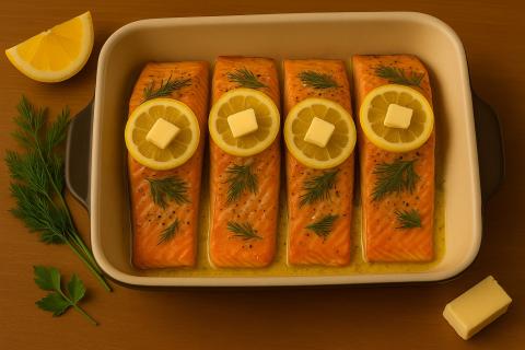 Стейк из сёмги на сковороде-гриль сочетет в себе изысканный вкус и питательность Стейк из сёмги на сковороде-гриль сочетет в себе изысканный вкус и питательность