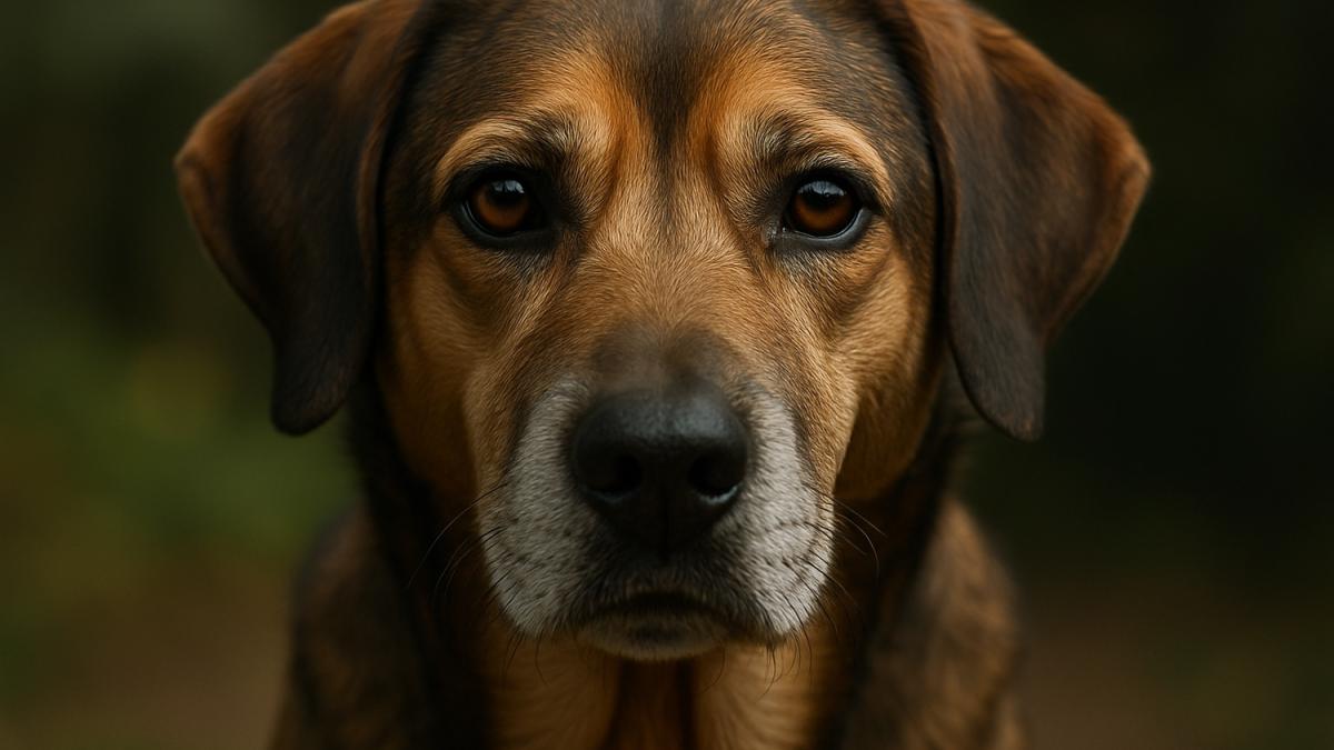 Глубокий взгляд собаки Глубокий взгляд собаки