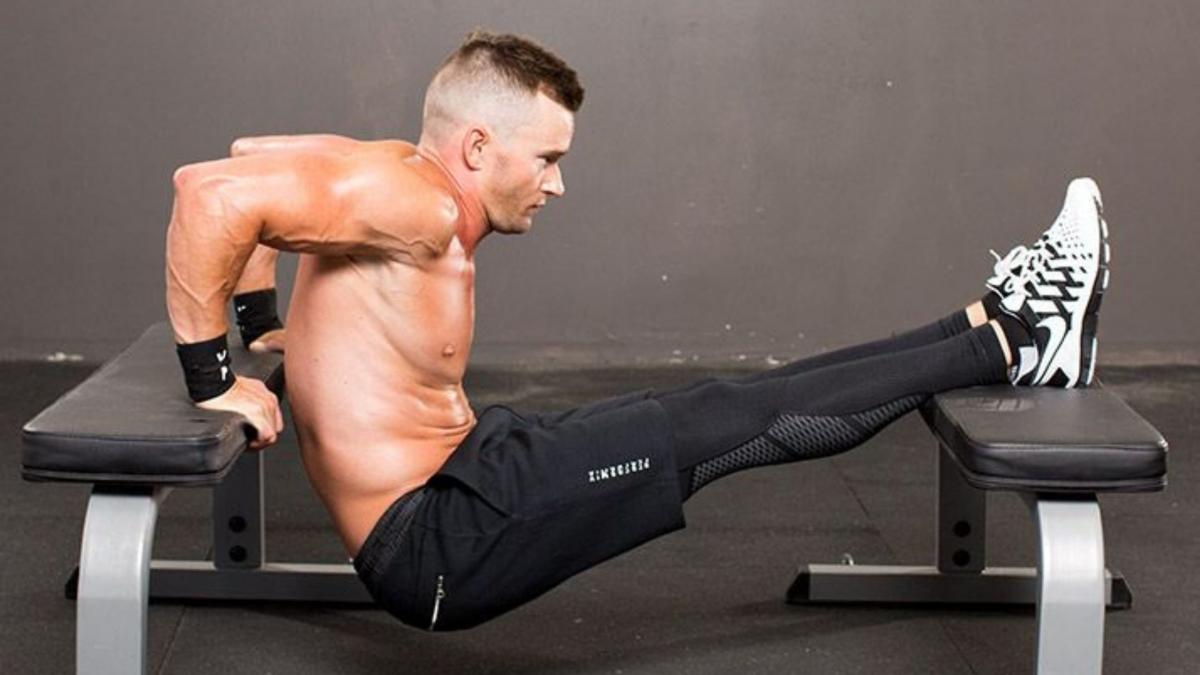 Отжимание от скамьи