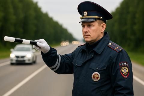 Инспекторы ГАИ стоят на загруженных участках утром — автоюрист