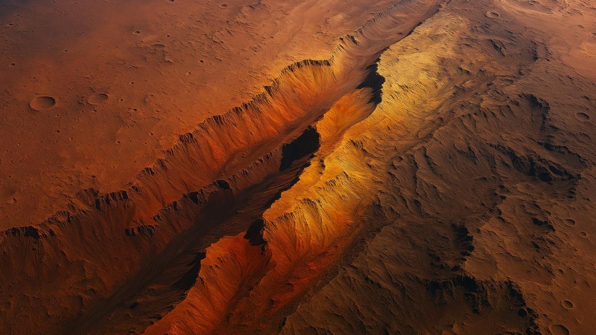 Геолог исследует древнюю воду в шахте Геолог исследует древнюю воду в шахте
