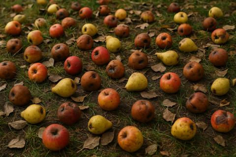 Ольга Воронова предупредила: падалица под деревьями — источник гнили и вредителей Ольга Воронова предупредила: падалица под деревьями — источник гнили и вредителей