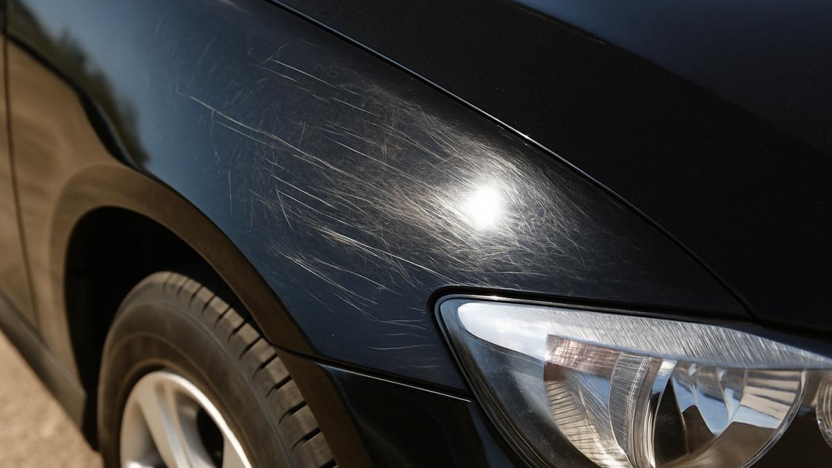 Царапины на кузове автомобиля