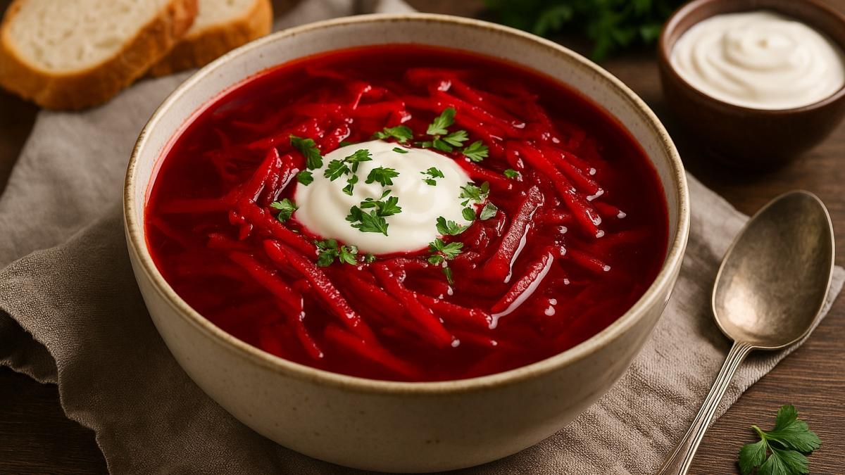 борщ с яркой свёклой борщ с яркой свёклой
