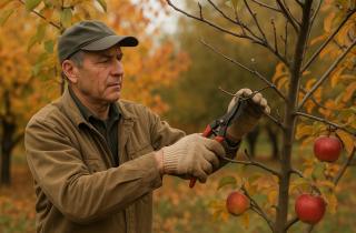 Огородники выполняют обрезку яблок в позднюю зиму для лучшего восстановления