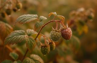 Мульчирование защищает корни малины от морозов — садоводы