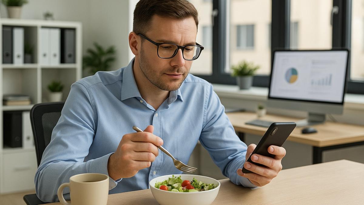 Обед в офисе