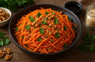 Теперь всегда готовлю морковь по-корейски так — вкус, как из лучшего магазина, но без лишнего уксуса