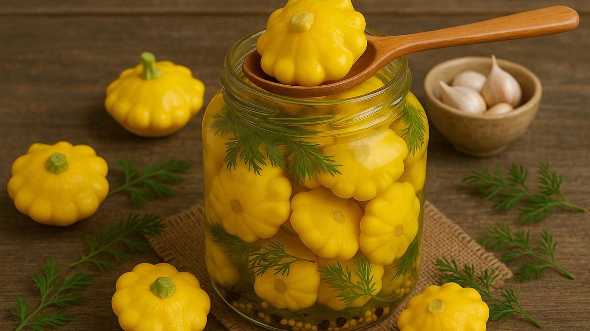 Маринованные патиссоны Маринованные патиссоны