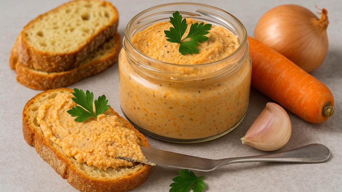 Паштет из куриной грудки с морковью и луком