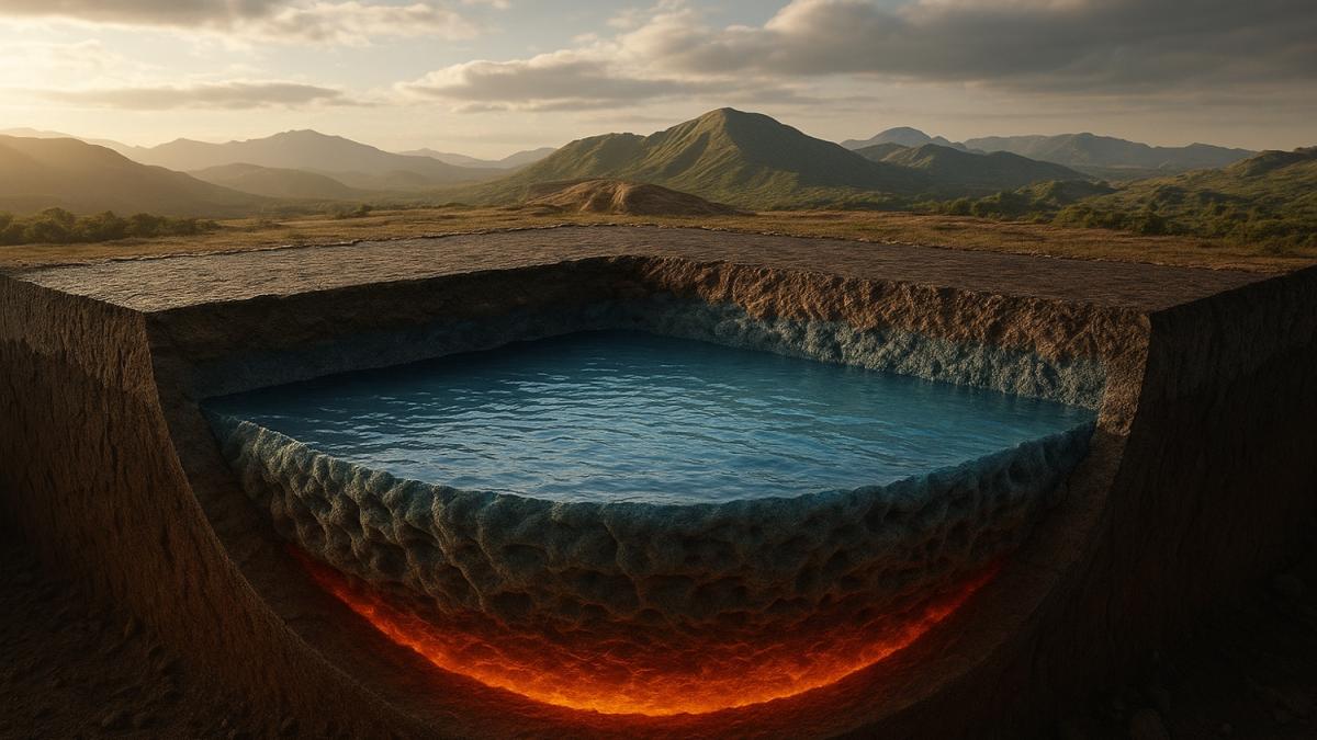 Скрытая вода в недрах Земли