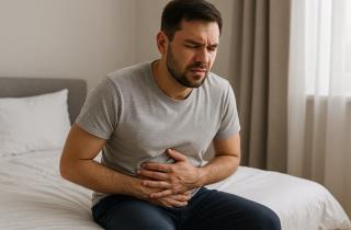 Марина Бережная советует не игнорировать боль в животе и обращаться к врачу