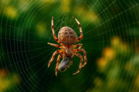 Самки пауков-короедов произвели более прочный шёлк в эксперименте — Integrative Zoology