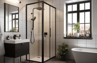 Лимонная кислота, уксус и сода помогут удалить налет со стенок душевой кабины