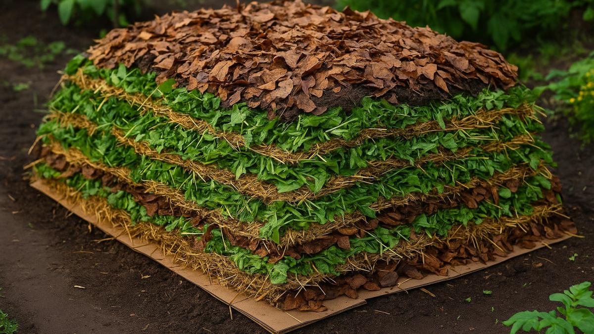 Садовая лазанья Садовая лазанья