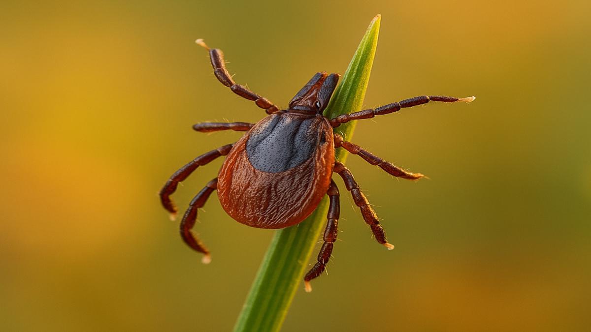 Оленья кровососка в подмосковном лесу