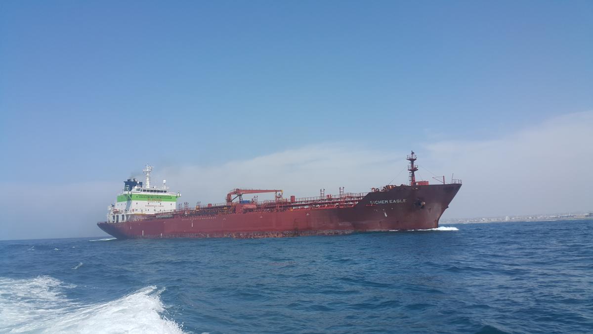 Navire tanker SICHEM EAGLE en mer