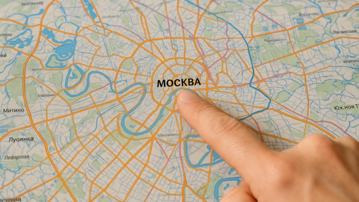 карта Москвы