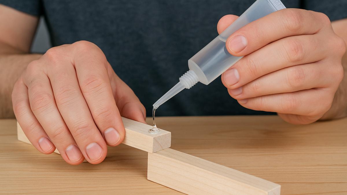 Нанесение клея на детали Нанесение клея на детали