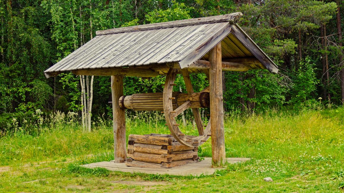 Old wooden well 01 Old wooden well 01