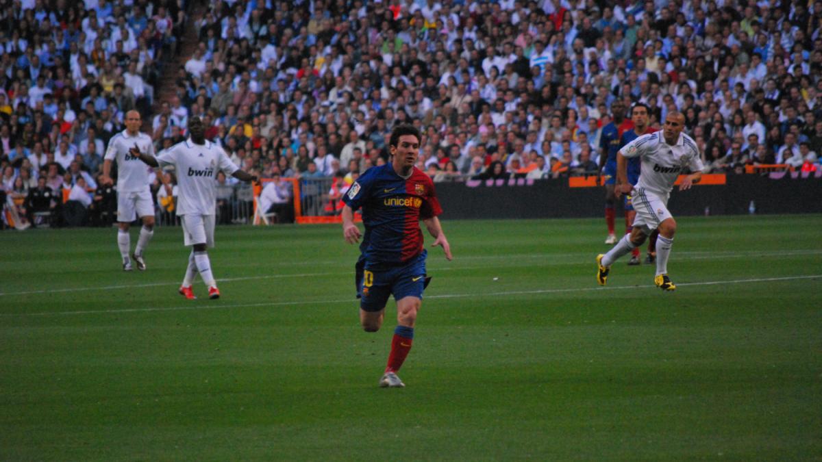 Messi a la carrera Messi a la carrera