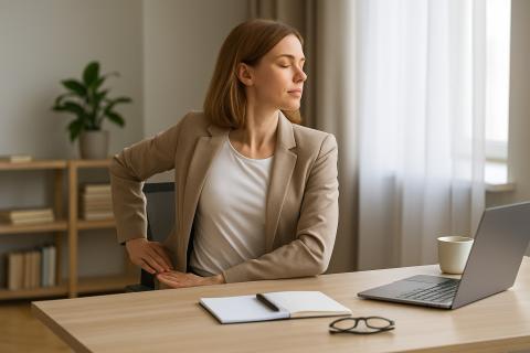 Ежедневные упражнения снижают боль в спине при сидячей работе — эксперт Екатерина Сидоренко